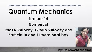 Quantum Mechanics lecture 14 Numerical Particle In 1D box