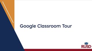 Google Classroom Tour