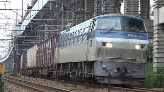 【4K】JR山陽本線 EF66-106号機牽引 2072レ貨物列車