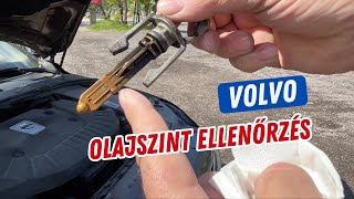 Volvo D5 olajszint ellenörzés ( Sziklavári Tamás a svéd autók élmény szakértője )