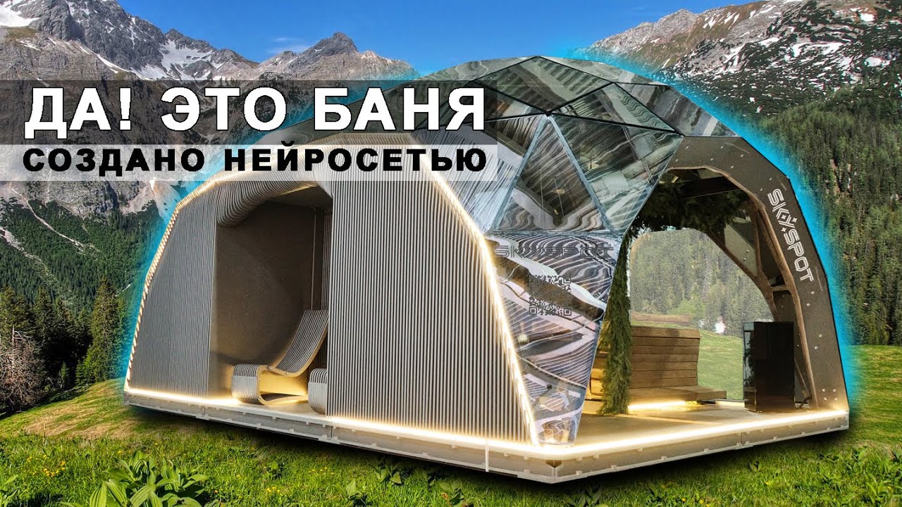 Купольная БАНЯ BIONICLE - необычная готовая баня для себя или бизнеса ...