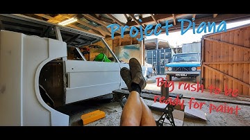 1972 Range Rover A Suffix - Diana Part 5 prep for paint and screen comes out