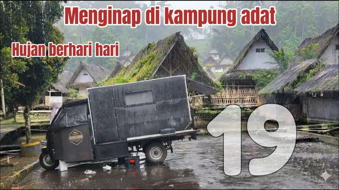 HIDUP TANPA LISTRIK! 😲 Perjalanan Motor Camper Roda 3 Menembus Waktu di Kampung Naga Tasikmalaya