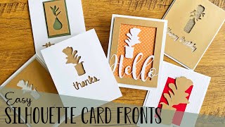 Easy Silhouette Cards
