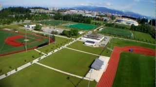 Hoverbot1 Goes To Ubc Sports Field To Test For Jello Decent W25C Batt