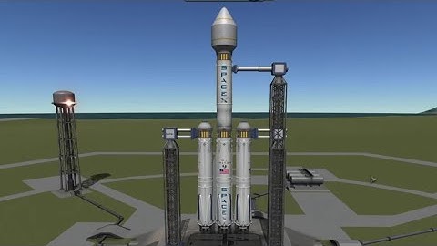 Kerbal Space Program Falcon Heavy - Building It