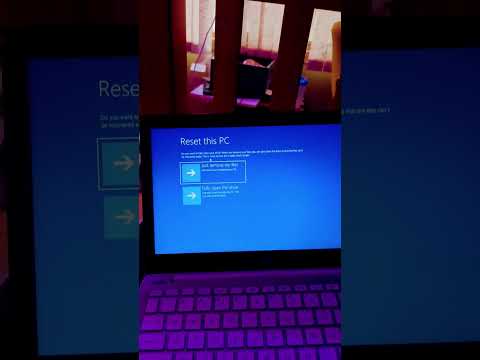 Povwhen you try to factory reset your computer and it can't delete itself. shorts fyp fyp