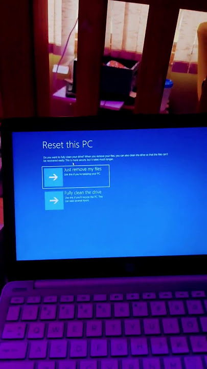 Pov:when you try to factory reset your computer and it can't delete itself. #shorts #fyp #fypシ