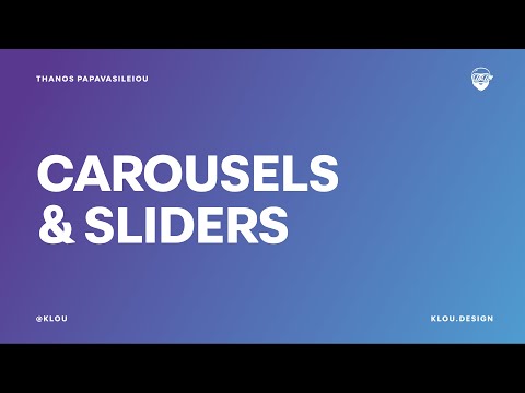 UX/UI design - Πως σχεδιάζω ένα Slider/Carousel
