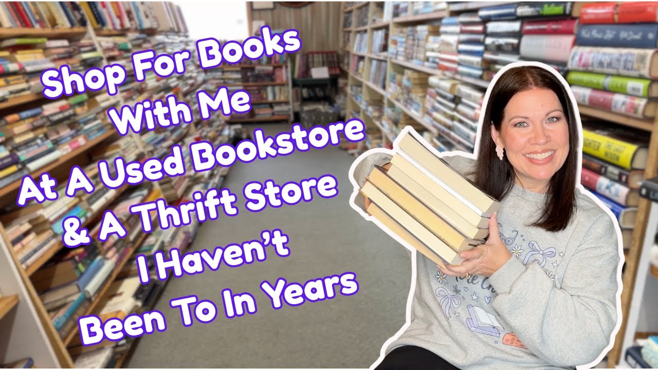 Покупка книг в магазине подержанных книг и комиссионном магазине 📚 Приходите со мной за покупками...