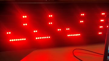 Arduino DMD Library set to 1Hz Refresh interval