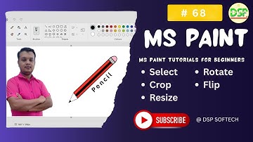 🎨 **MS Paint Image Group Tutorial | Select, Resize, Rotate, Crop, Flip** #mspaint