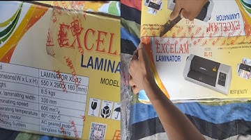 Excelam XL-12 Lamination Machine | Unboxing |(A3 Size& 400 Micron Hot laminator Machine) techwiNtox