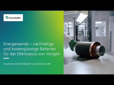 Energiewende – nachhaltige Batterien für das E-Auto von morgen | Joseph-von-Fraunhofer-Preis 2025 - video from Fraunhofer