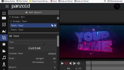 How to change the text in Panzoid [CharlzePlaysRoblox]