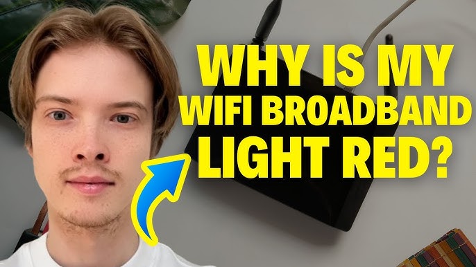 Why is My Broadband Light Red? Troubleshoot Now!