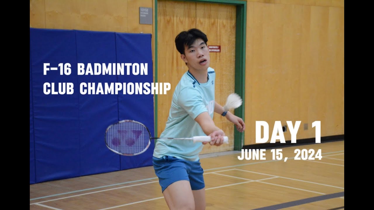 2024 F-16 Badminton Club Championship - Day 1 - YouTube