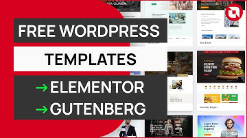 TOP 10 - Free WordPress Templates For Elementor and Gutenberg 2023 (Updated)