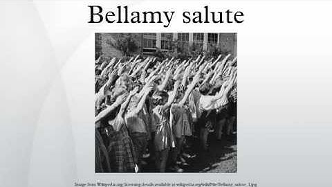 Bellamy salute