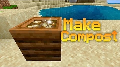 How to use a Composter in Minecraft Bedrock