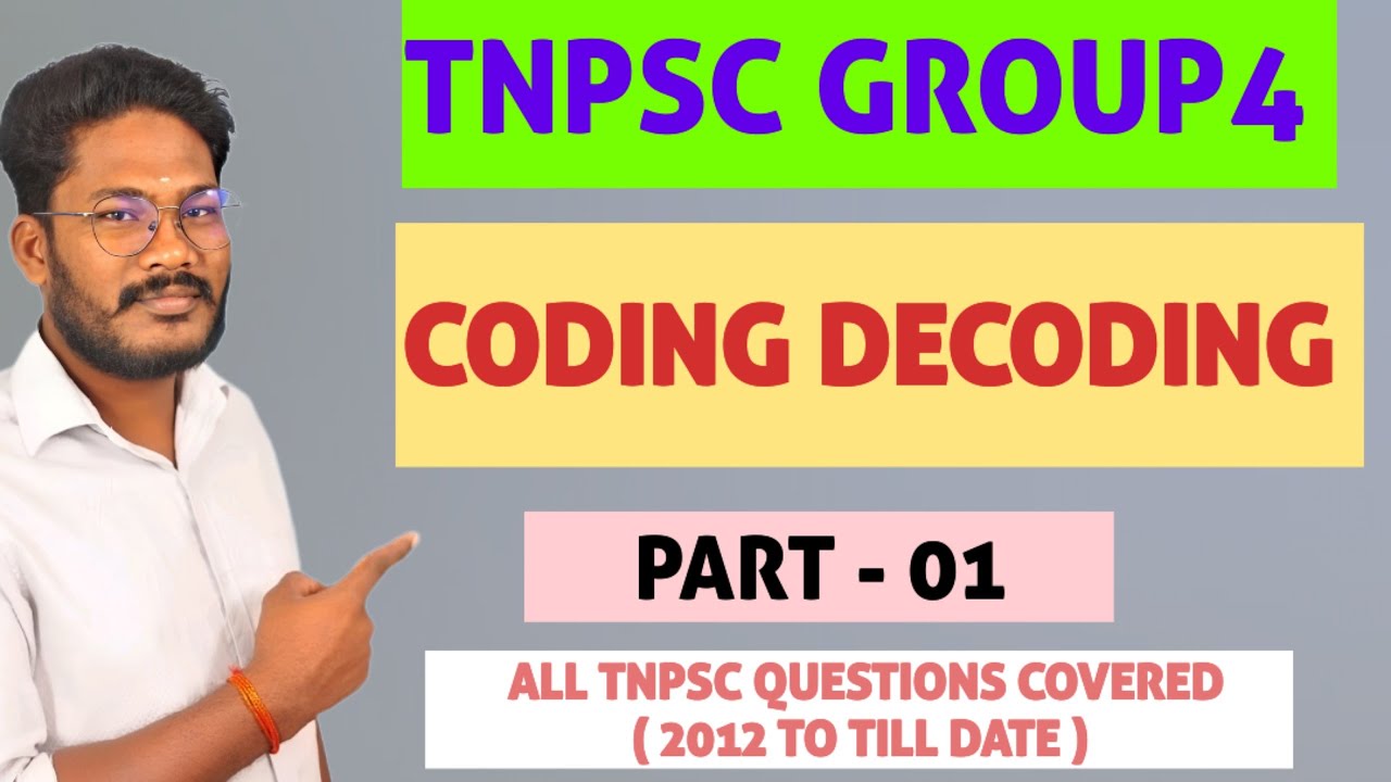 🏅🏆tnpsc reasoning in tamil 🎖️🏆| 🏆Coding decoding 🔥| part - 01| # ...