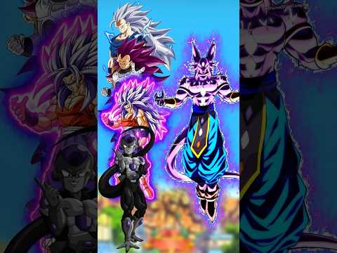 Beerus vs Goku,Vegeta,Gohan
