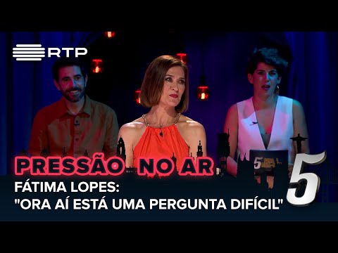 Fátima Lopes: "Ora aí está uma pergunta difícil" | 5 Para a Meia-Noite | RTP