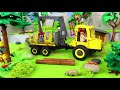 Escavadora, Trator, Carrinho de bombeiros , Caminhões de lixo e carros - Toys for kids