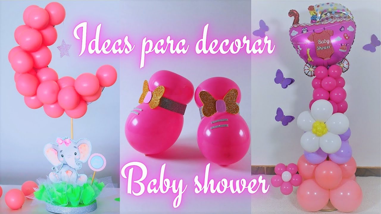 Ideas para decorar Baby shower de niña 👶🏻Ideas to decorate Baby