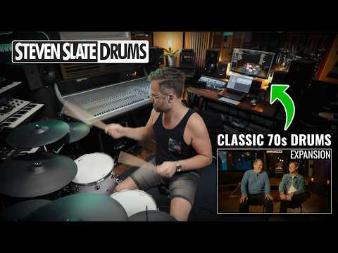 Steven Slate CLASSIC 70s DRUMS sound demo with DWe e-drums