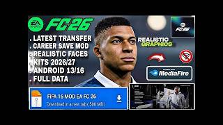 FULL UPDATE 2025! FIFA 16 MOBILE MOD FC 26 ANDROID OFFLINE ALL TOURNAMENTS AND CAREER MODE screenshot 4