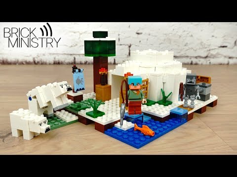 [Обзор] LEGO 21142 Minecraft ● Иглу