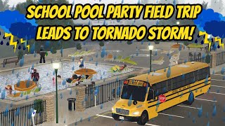 Greenville, Wisc Roblox l School Bus Pool Party TORNADO Update Roleplay screenshot 5