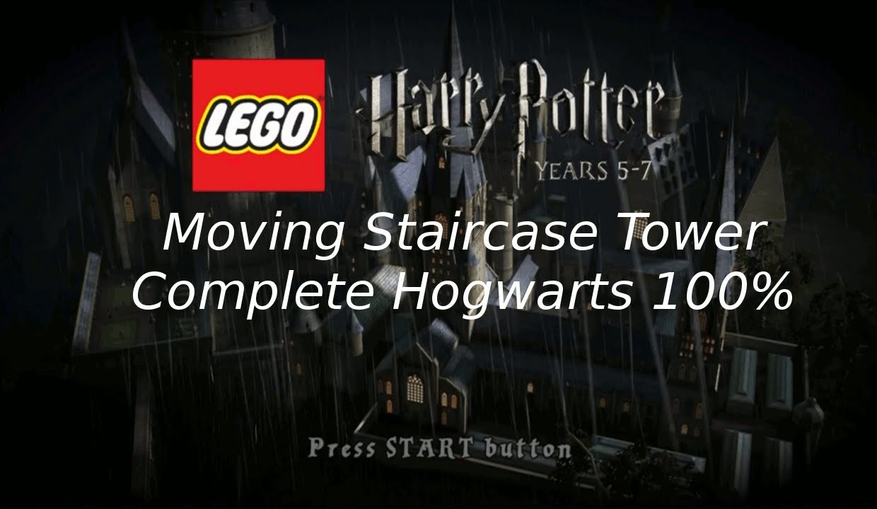Moving Staircase Tower Complete Hogwarts 100 YouTube