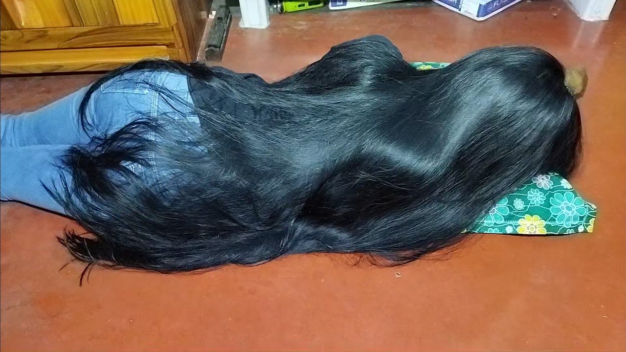Sinning Hair Play For Beautiful 3Ft Long Hair | Black Silky Long Hair Play For Beautiful Girl |