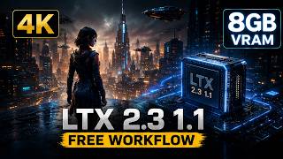 LTX 2.3 v1.1: 8GB VRAM AI Video Test + Free Workflow