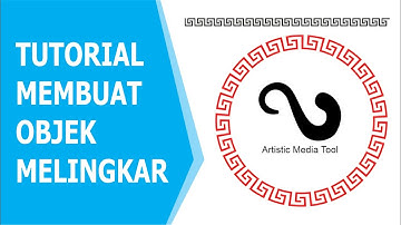 Cara Membuat Objek Melingkar Pada Coreldraw - Artistic Media Tool