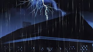 Rain and Thunder Sounds for Sleeping  Relieve Stress to Sleep Instantly with Rain & Thunder