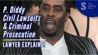 ⚖️ P. Diddy Civil Lawsuits & Criminal Prosecution | Lawyer Explains! #law