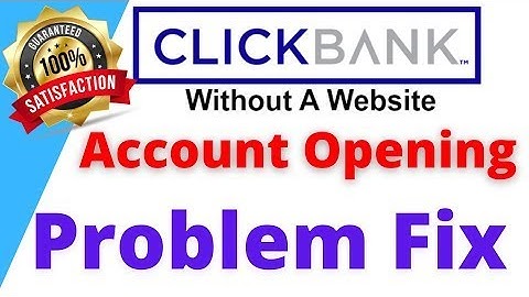 PROBLEM FIX| HOW TO CREATE CLICKBANK ACCOUNT IN MOBILE | CLICKBANK ME AFFILIATE ACCOUNT KAISE BANAYE