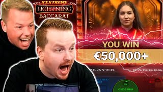 INSANE WIN on Lightning Baccarat - EXTREME!
