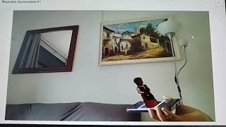Realidad aumentada con H5P con marcador en el móvil