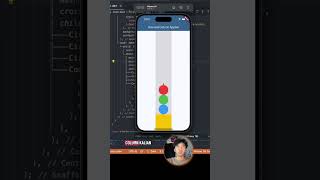 Colum widget 🚀 Cara layouting component secara vertikal di flutter🔥 #coding #flutter #programming