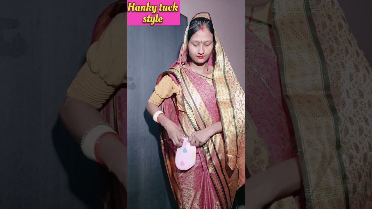 Hanky tuck in saree 
