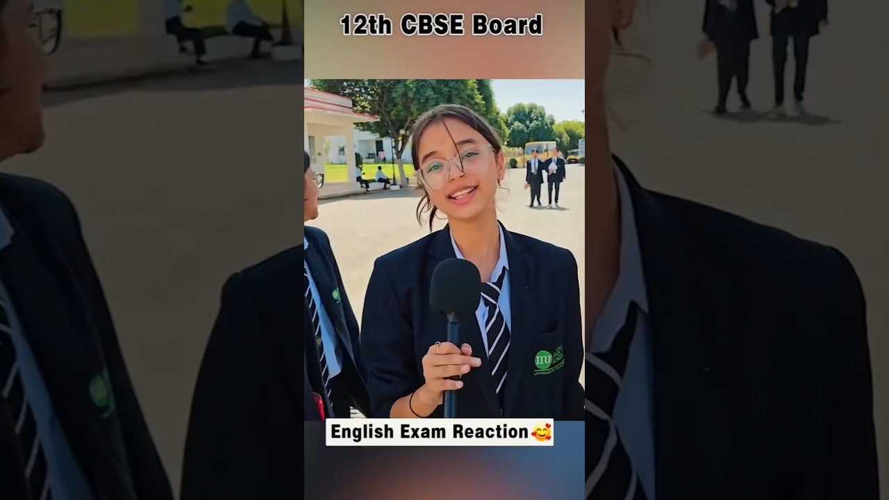 class 12 CBSE board exam reaction 