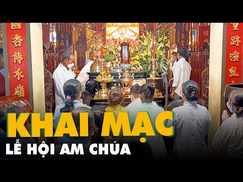 Video Hàng ngàn người đến lễ hội Am Chúa - youtube