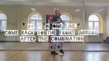 Cuban salsa - lesson 2, basic turns, Olivqa