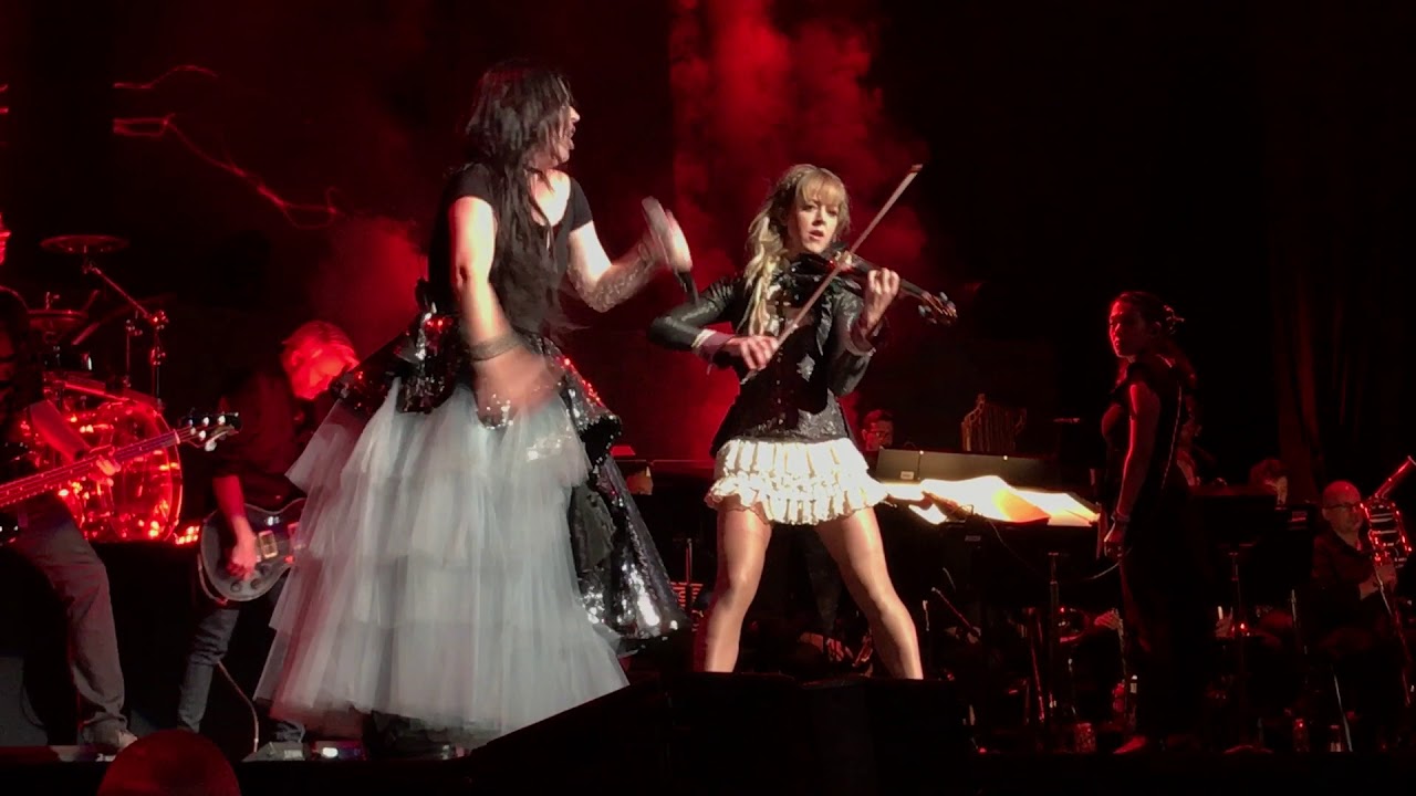 Evanescence + Lindsey Stirling - No More Tears / Alive (cover) Live (Mansfield 7-18-18)