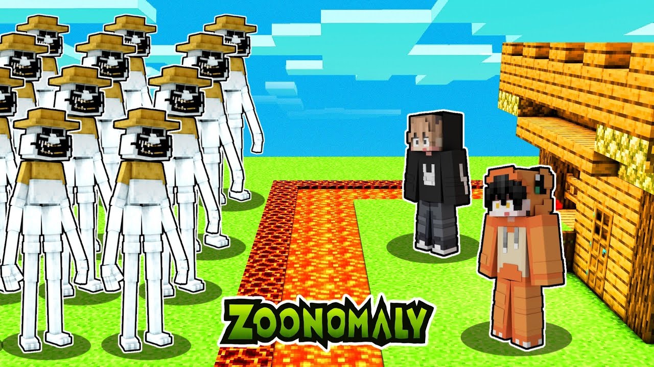 MOSTER ZOONOMALY VS PERTAHANAN RUMAH PALING AMAN DI MINECRAFT!!