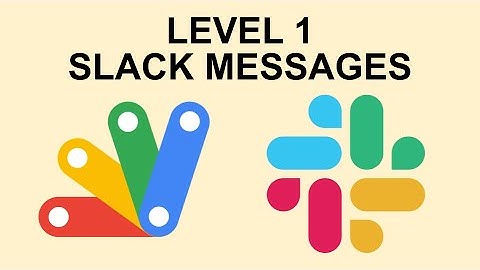 Slack-berichten verzenden met Google Apps Script